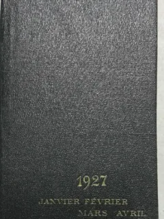 Agenda Trimestriel de la Medicine Internationale, 1ere trimestre, 1927, contine si reclame