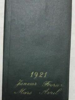 Agenda Trimestriel de la Medicine Internationale, janvier fevrier mars april, 1921, contine si reclame