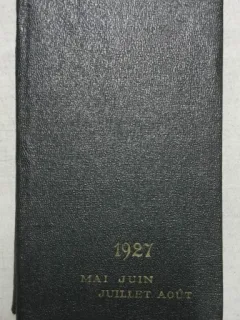 Agenda Trimestriel de la Medicine Internationale, mai juin juillet aout, 1927, contine si reclame