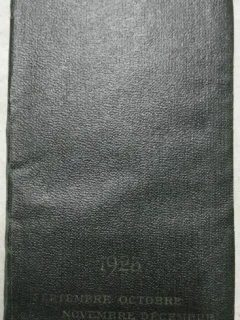 Agenda Trimestriel de la Medicine Internationale, septembre octobre novembre decembre, 1925, contine si reclame