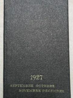 Agenda Trimestriel de la Medicine Internationale, septembre octobre novembre decembre, 1927, contine si reclame
