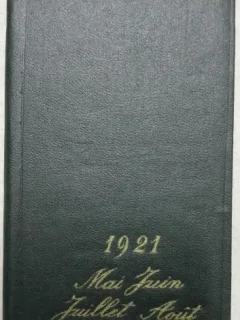 Agenda Trimestriel de la Medicine Internationale,mai juin juillet aout, 1921, contine si reclame