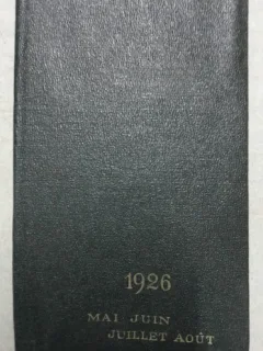 Agenda Trimestriel de la Medicine Internationale,mai juin juillet aout, 1926, contine si reclame
