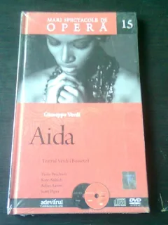 AIDA - GIUSEPPE VERDI  (MARI SPECTACOLE DE OPERA NR.15), CU DVD