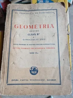 Al. Andronic, Gh. Dumitrescu - Geometria pentru clasa II-a