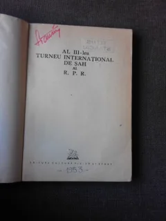 Al III-lea turneu international de sah al RPR, 1953