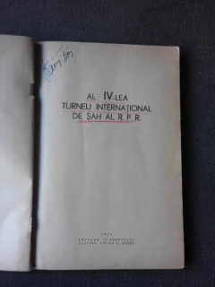 Al IV-lea turneu international de sah al RPR