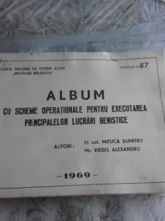 ALBUM CU SCHEME OPERATIONALE PENTRU EXECUTAREA PRINCIPALELOR LUCRARI GENISTICE - MITUCA DUMITRU