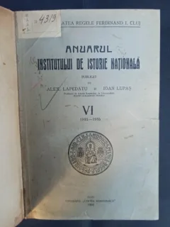 Alex Lepadatu, Ioan Lupas - Anuarul Institutului de Istorie Nationala