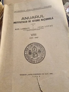 Alex. Lepadatu, Ioan Lupas - Anuarul Institutului de Istorie Nationala Vol. VIII 1939-1942