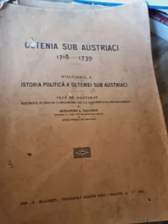Alexandru A. Vasilescu - Oltenia sub Austriaci 1716-1739 (Teza de Doctorat)