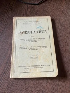 Alexandru G. Giuglea Instructia Civica pentru clasa a IV-a (1941)