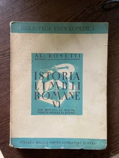 Alexandru Rosetti Istoria Limbii Romane VI. Din secolul al XIII-lea pana in secolul al XVII-lea (1946)