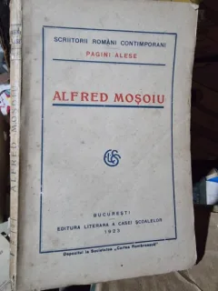 Alfred Mosoiu, scriitori romani contemporani, pagini alese