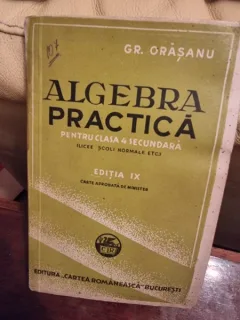 Algebra practica pentru clasa 4 secundara - Gr. Orasanu