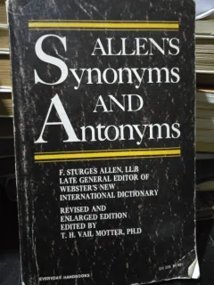 Allens Synonyms and antonyms - F. Sturges Allen