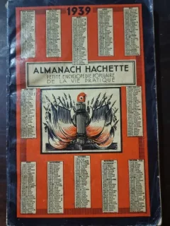 Almanach Hachette 1939