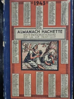 Almanach Hachette 1943