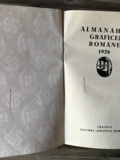 ALMANAHUL GRAFICEI ROMANE PE ANUL 1926