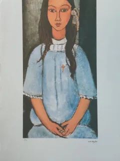Amedeo Modigliani - Alice, litografie originala