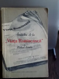 AMINTIRI DE LA VIATA ROMANEASCA - MIHAIL SEVASTOS