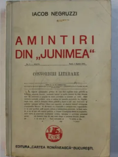 AMINTIRI DIN JUNIMEA - IACOB NEGRUZZI