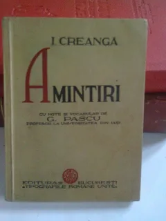 Amintiri , I. Creanga , 1934
