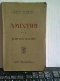 AMINTIRI - RADU ROSETTI VOL.I