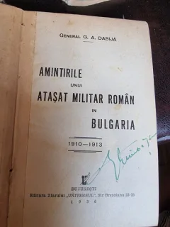 AMINTIRILE UNUI ATASAT MILITAR IN BULGARIA - G.A. DABIJA