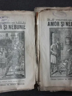 AMOR SI NEBUNIE, DIN COLECTIA PUBLICATIILOR CELEBRE, 87 NUMERE