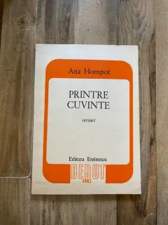 Ana Hompot Printre cuvinte (autograf)