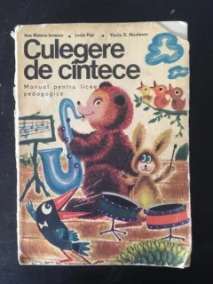 Ana Motora-Ionescu, Lucia Pop, Vasile D. Nicolescu - Culegere de Cintece. Manual Pentru Licee Pedagogice