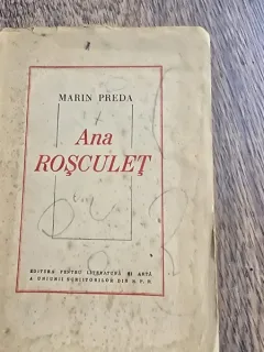 Ana Rosculet - Marin Preda prima editie