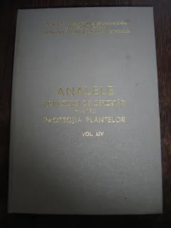 ANALELE INSTITUTULUI DE CERCETARI PENTRU PROTECTIA PLANTELOR VOL.IV/1973