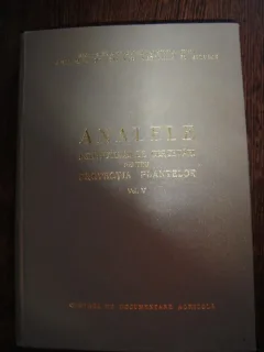 ANALELE INSTITUTULUI DE CERCETARI PENTRU PROTECTIA PLANTELOR VOL.V/1967