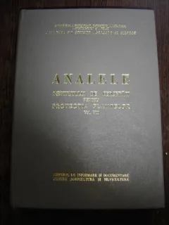 ANALELE INSTITUTULUI DE CERCETARI PENTRU PROTECTIA PLANTELOR VOL.VII/1969