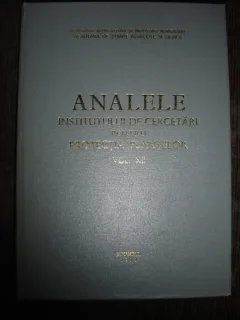 ANALELE INSTITUTULUI DE CERCETARI PENTRU PROTECTIA PLANTELOR VOL.XII/1977