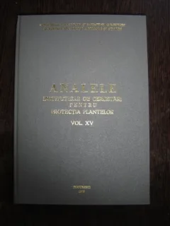 ANALELE INSTITUTULUI DE CERCETARI PENTRU PROTECTIA PLANTELOR VOL.XV/1979