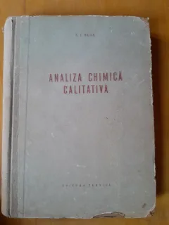 Analiza chimica calitativa - N.I. Blok