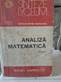 Analiza Matematica. Aplicatii vol.I - Catalin Petru Nicolescu