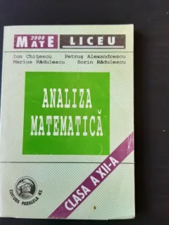 ANALIZA MATEMATICA CLASA A XII-A - ION CHITESCU