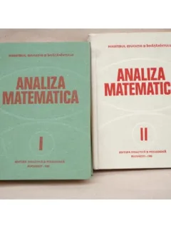 Analiza matematica , Doua volume , Editura Bucuresti , 1980