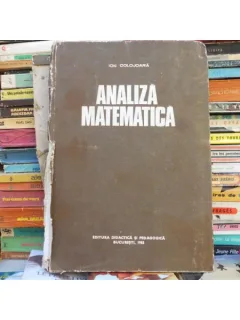 Analiza matematica , Ion Colojoara