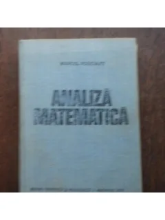 ANALIZA MATEMATICA - MARCEL ROSCULET