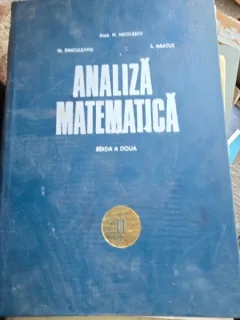 Analiza matematica - N. Nicolescu Vol.II