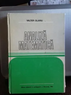 Analiza matematica - Valter Olariu