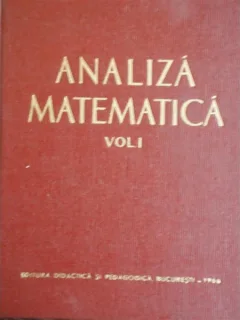 ANALIZA MATEMATICA VOL.I