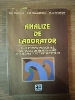 ANALIZE DE LABORATOR - GH. MANOLE