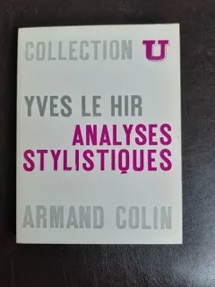 Analyses stylistiques - Yves Le Hir  (carte in limba franceza)