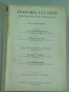 Anatomia lui Gray descriptiva si aplicata   vol.II
